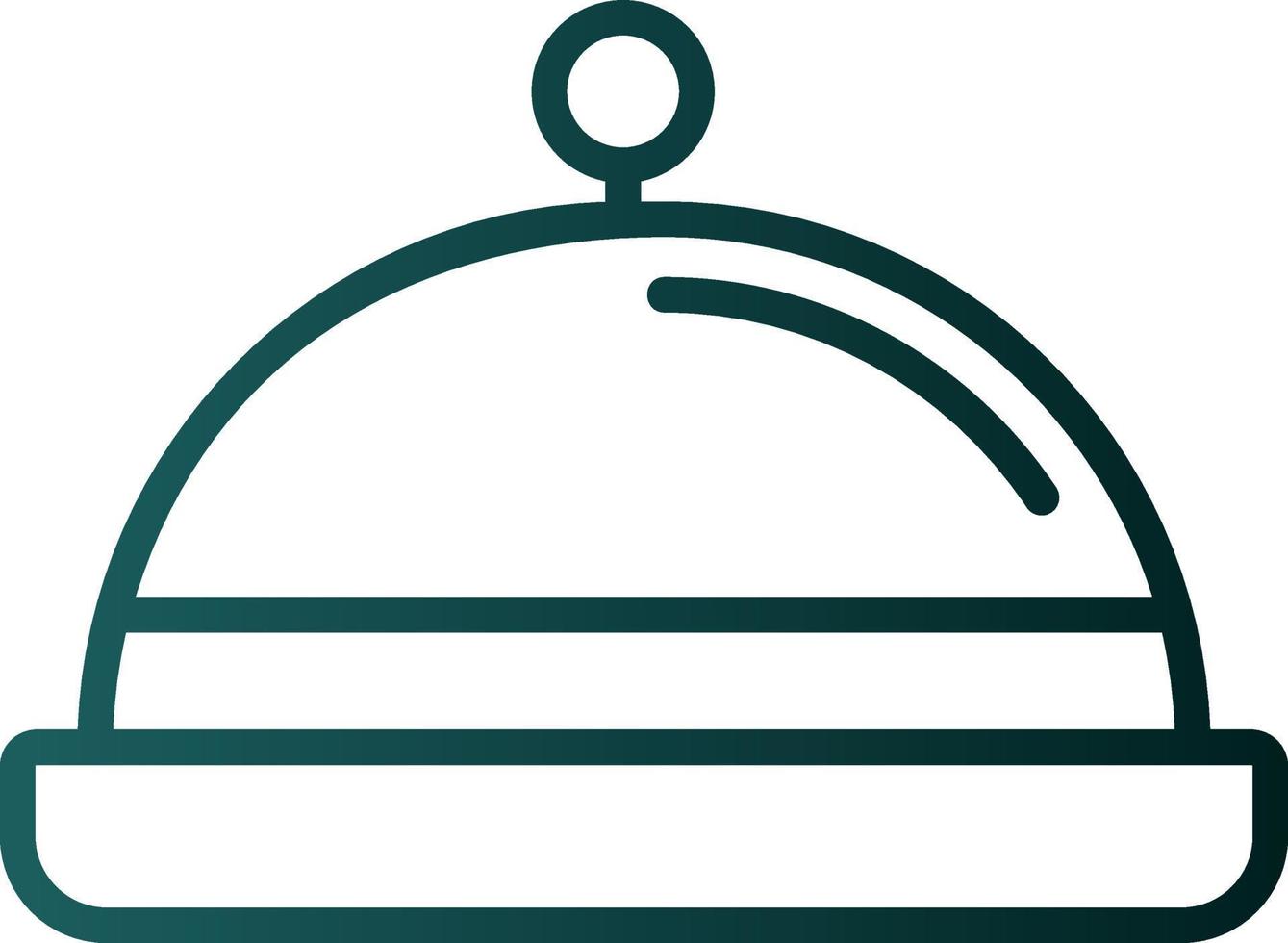 Food Tray Vector Icon Design