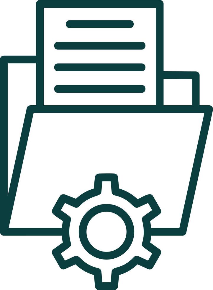 Data Management Vector Icon Design