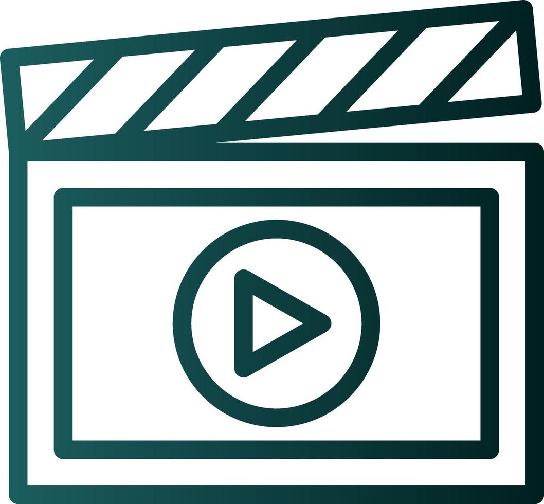 Video Making Vector Icon Design