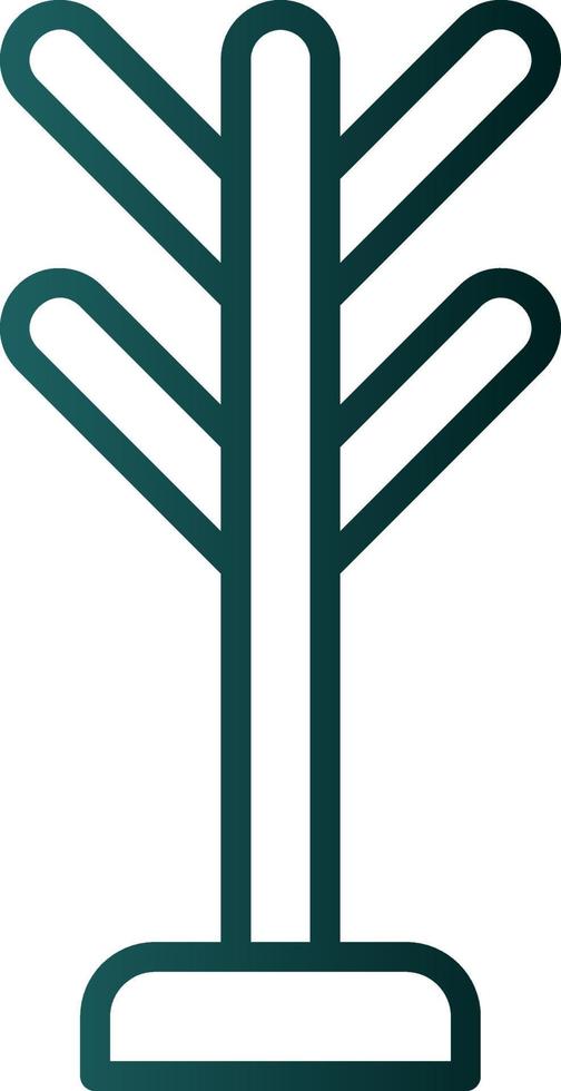 Coat Rack Vector Icon Design