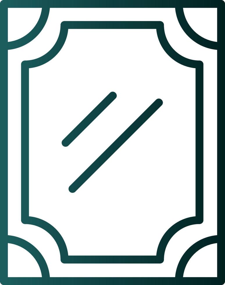 Mirror Vector Icon Design