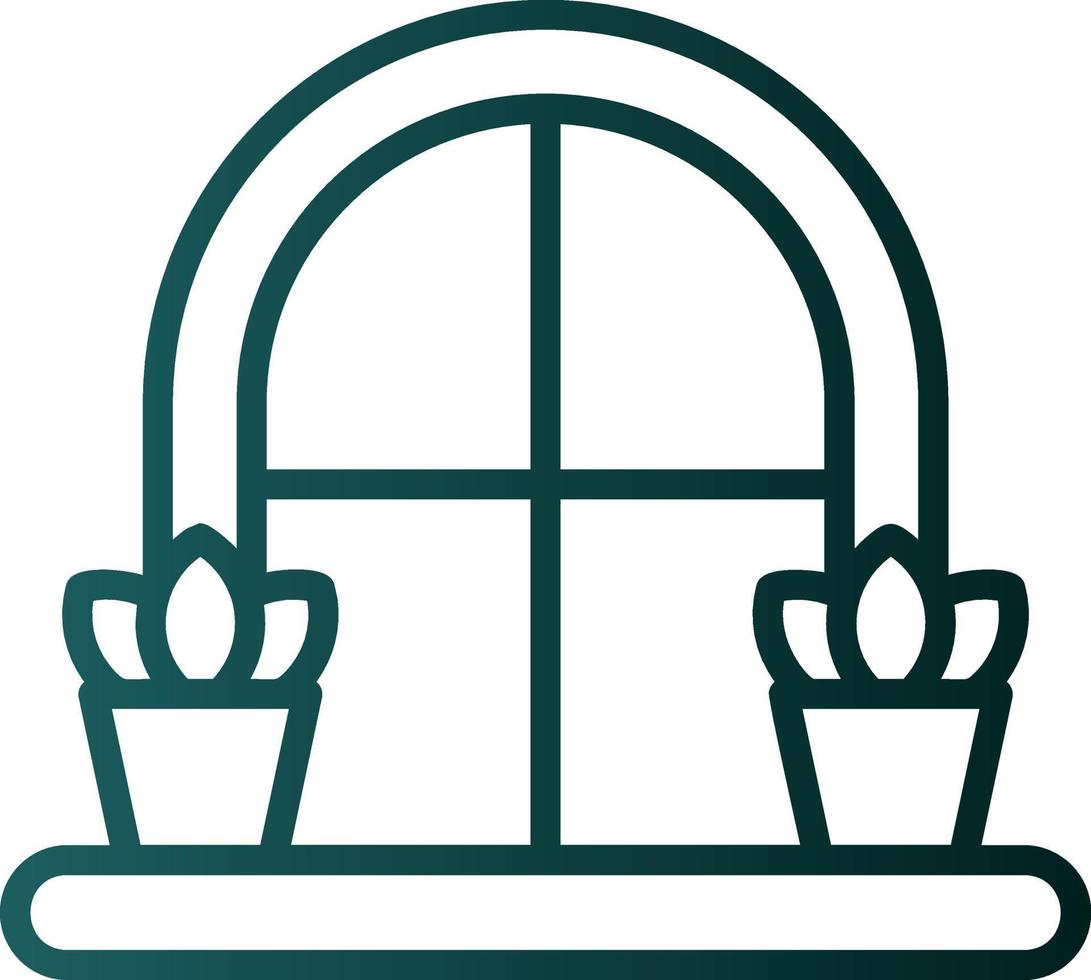 Window Vector Icon Design