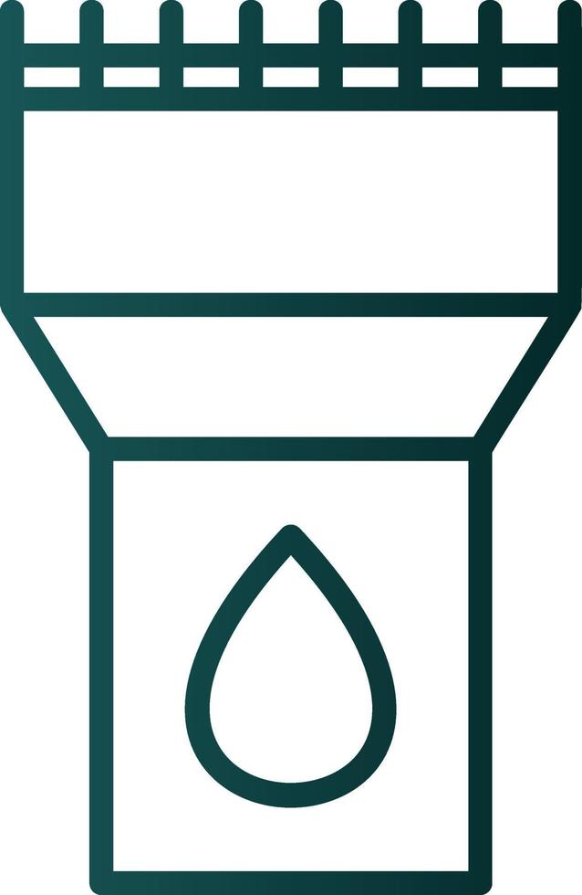 Water Tower Vector Icon Design