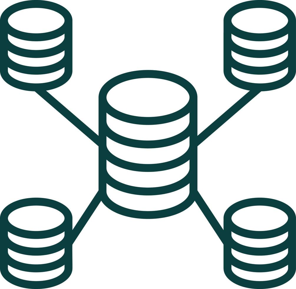 Database Vector Icon Design