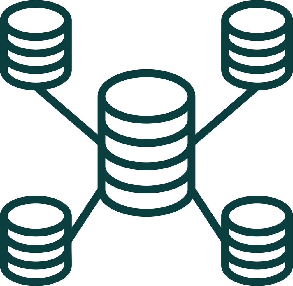 Database Vector Icon Design