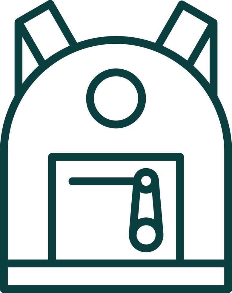 Backpack Vector Icon Design