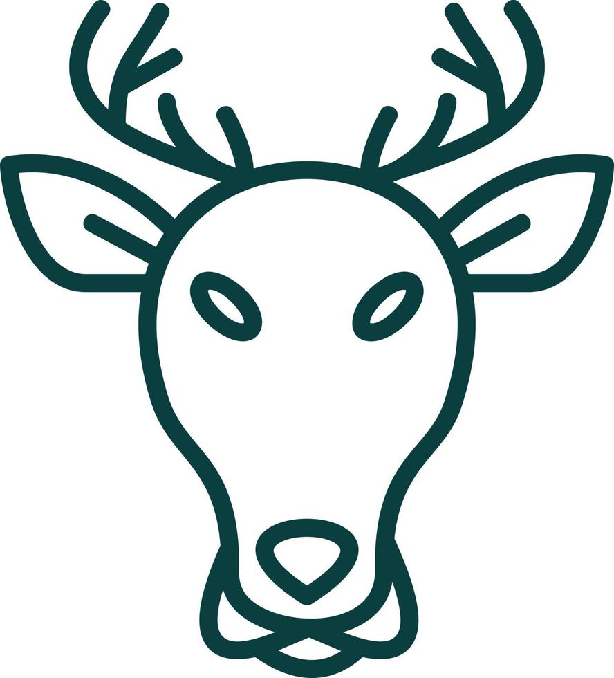 Stag Vector Icon Design