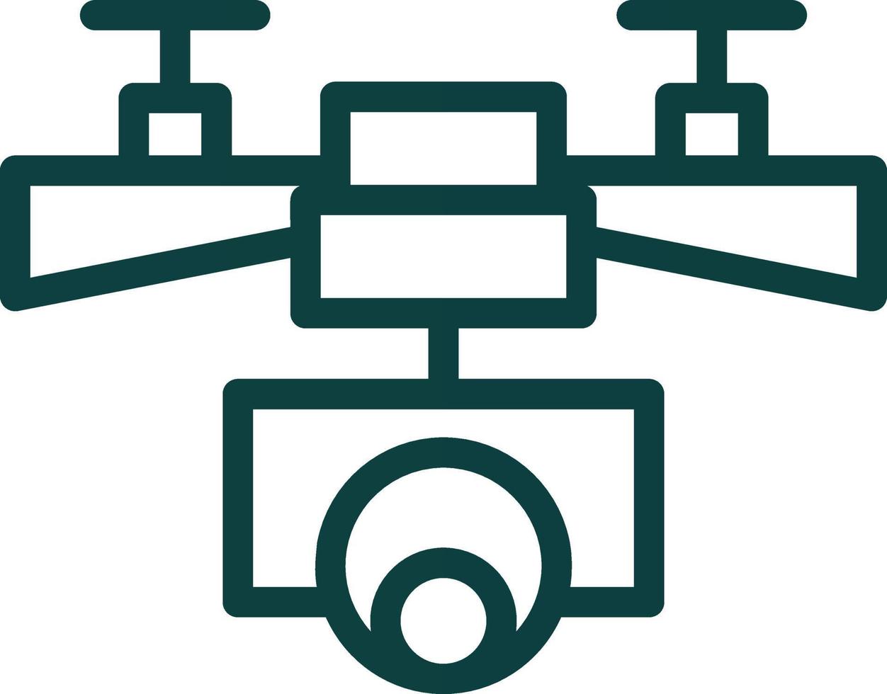 Drone Vector Icon Design