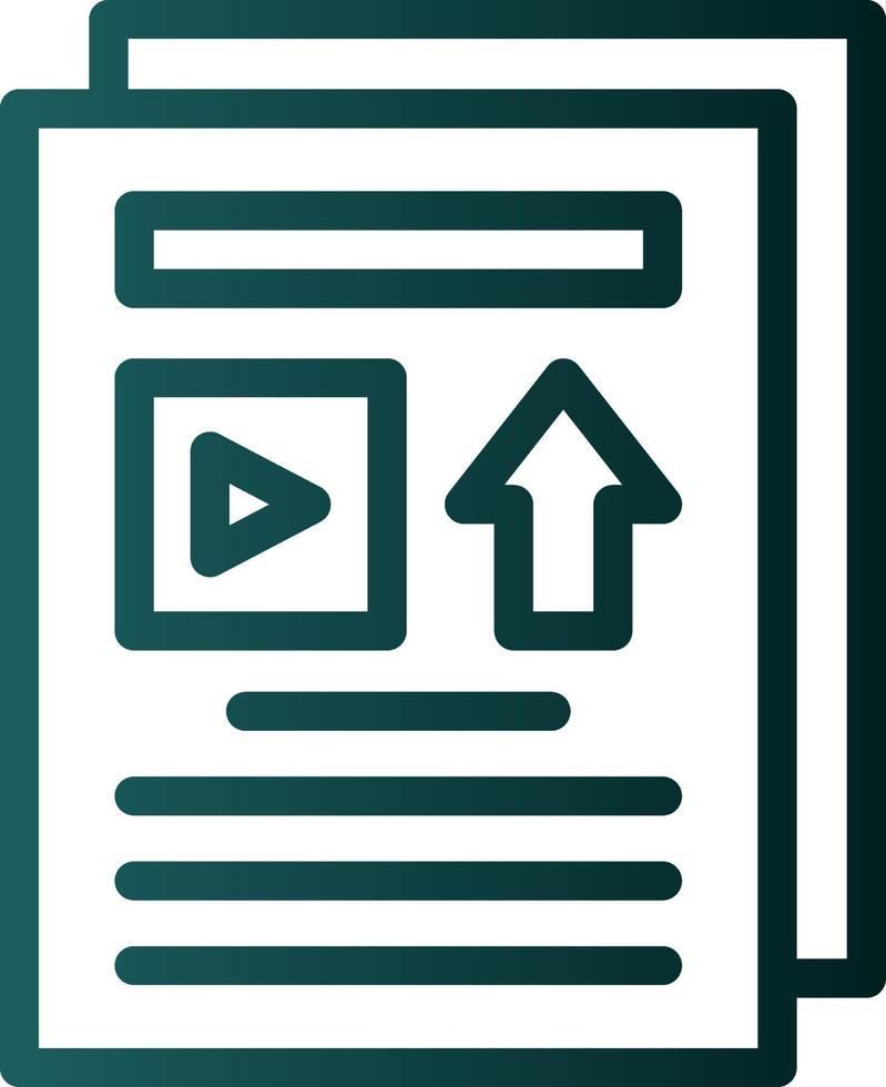 Content Vector Icon Design