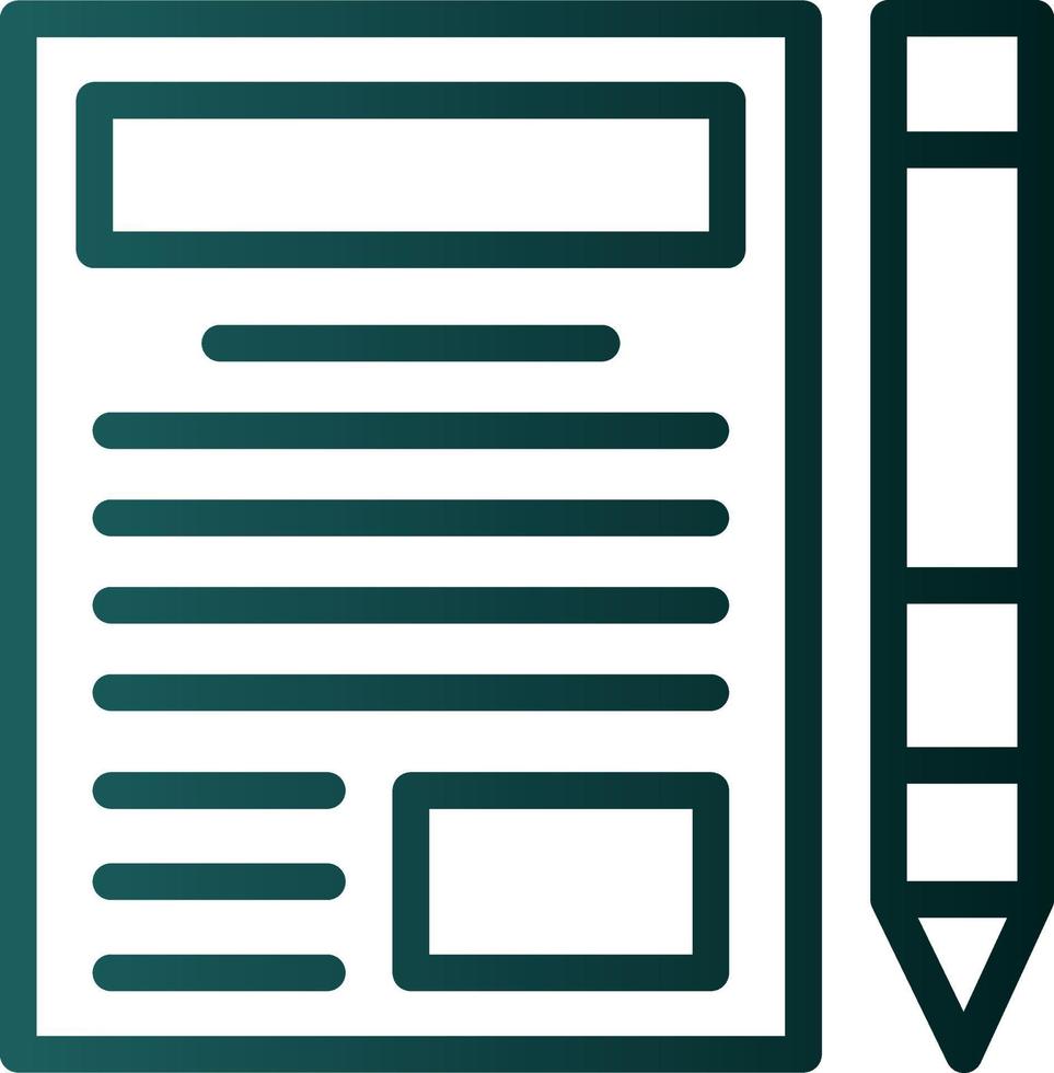 Blogger Vector Icon Design