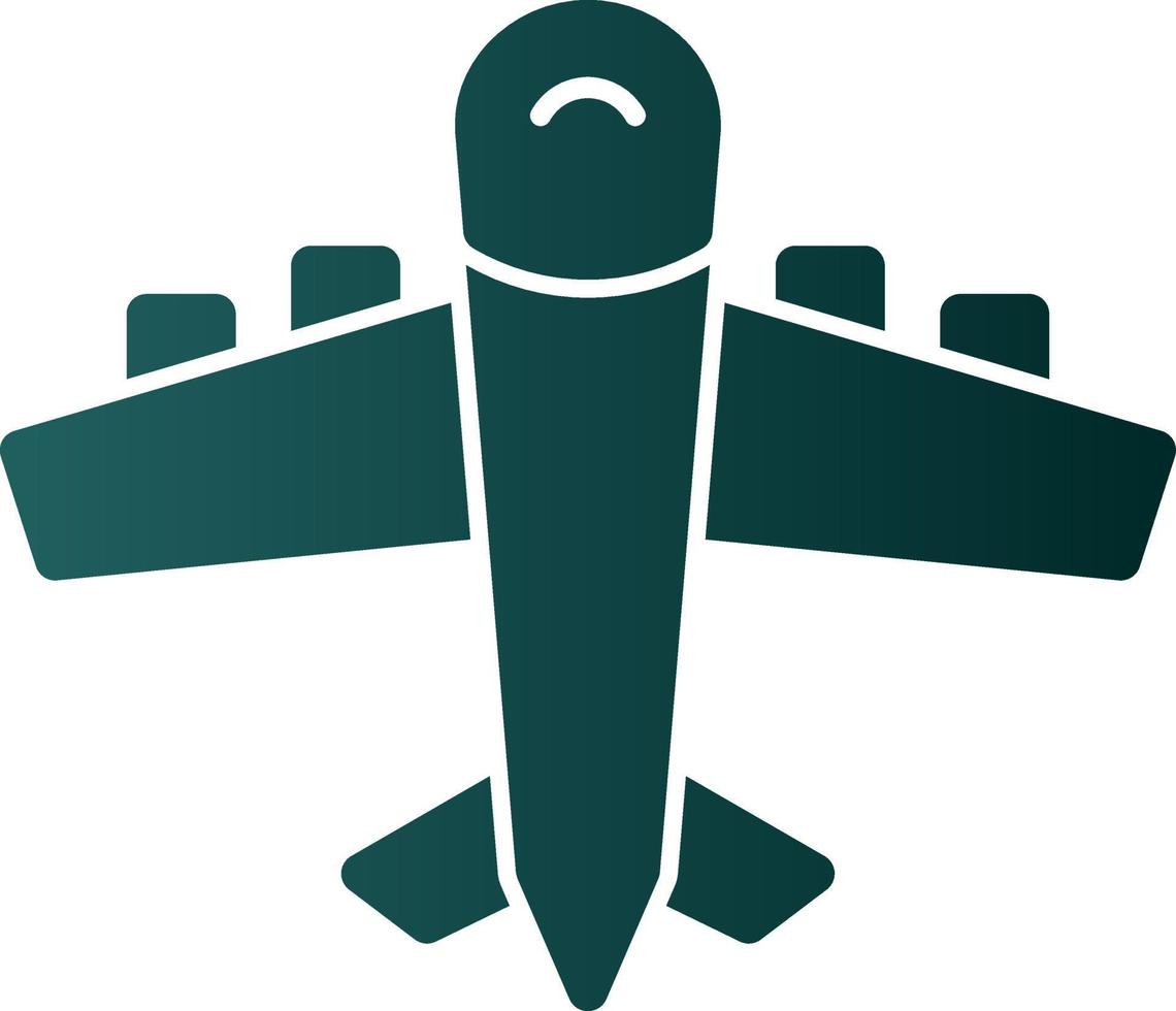 Airplane Vector Icon Design