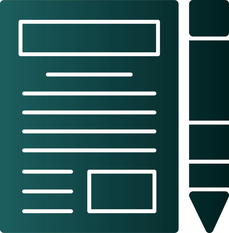 Blogger Vector Icon Design