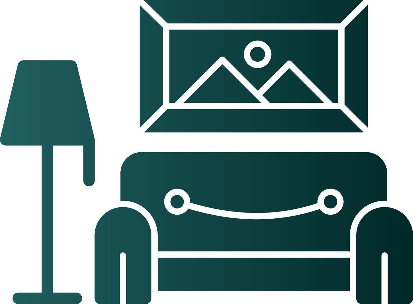 Living Room Vector Icon Design