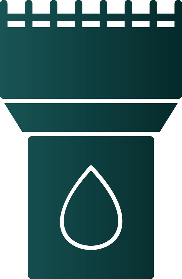 Water Tower Vector Icon Design