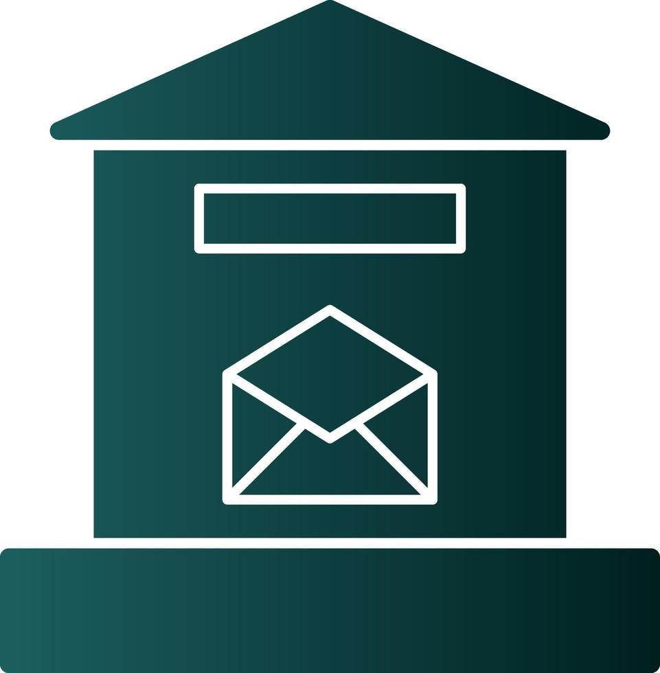 Letter Box Vector Icon Design