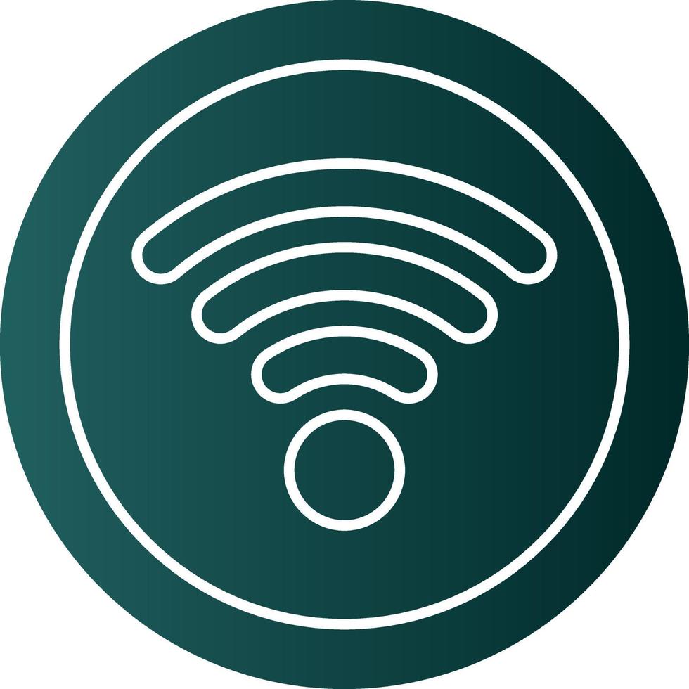 Wifi Signal Vector Icon Design