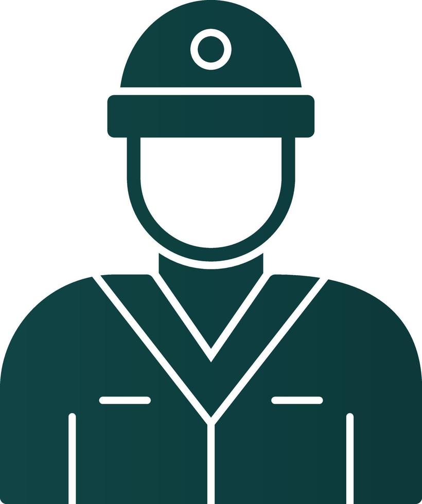 Fireman Vector Icon Design