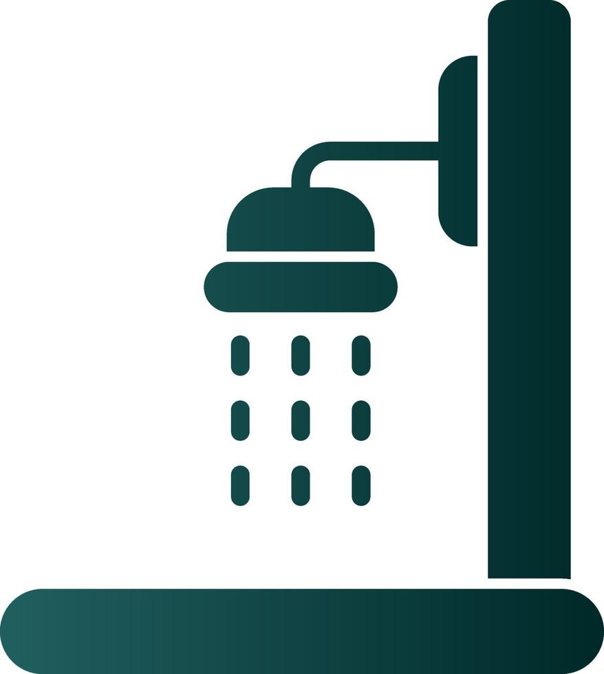 Shower Vector Icon Design