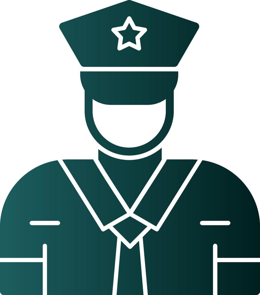 diseño de icono de vector de guardia de seguridad