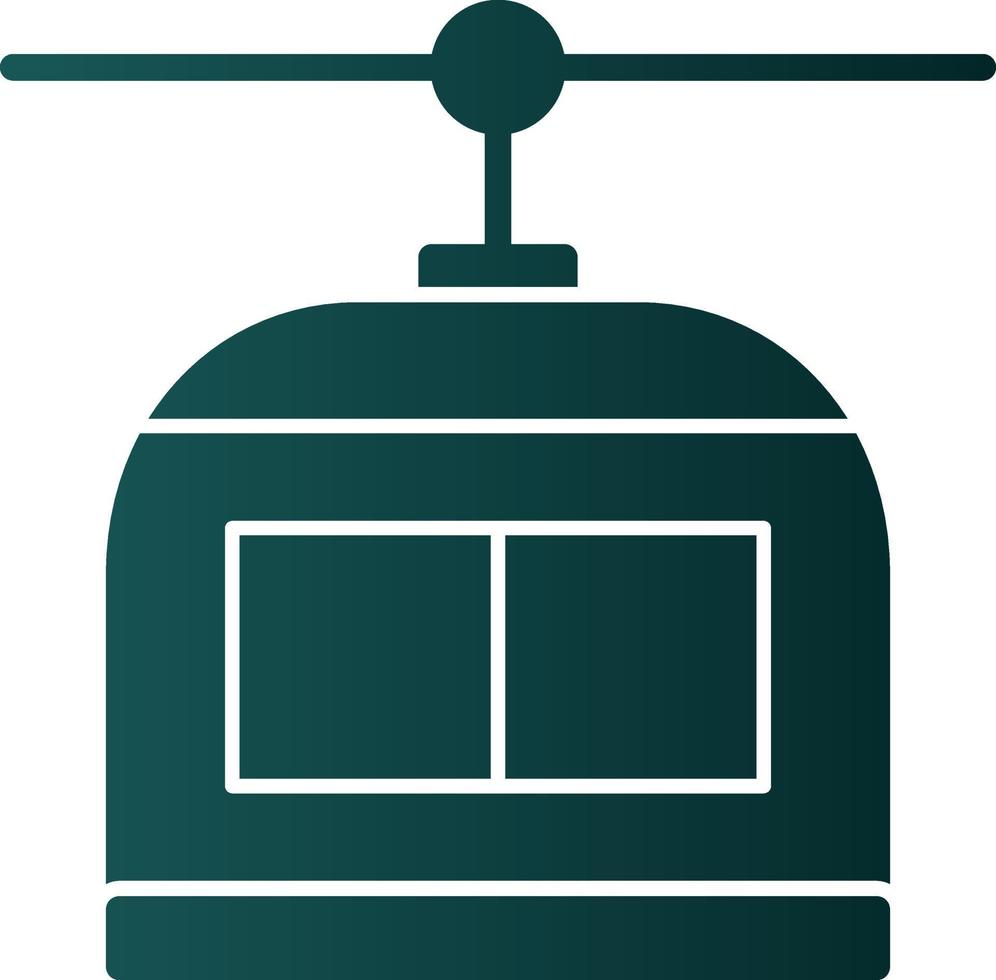 Chairlift Vector Icon Design