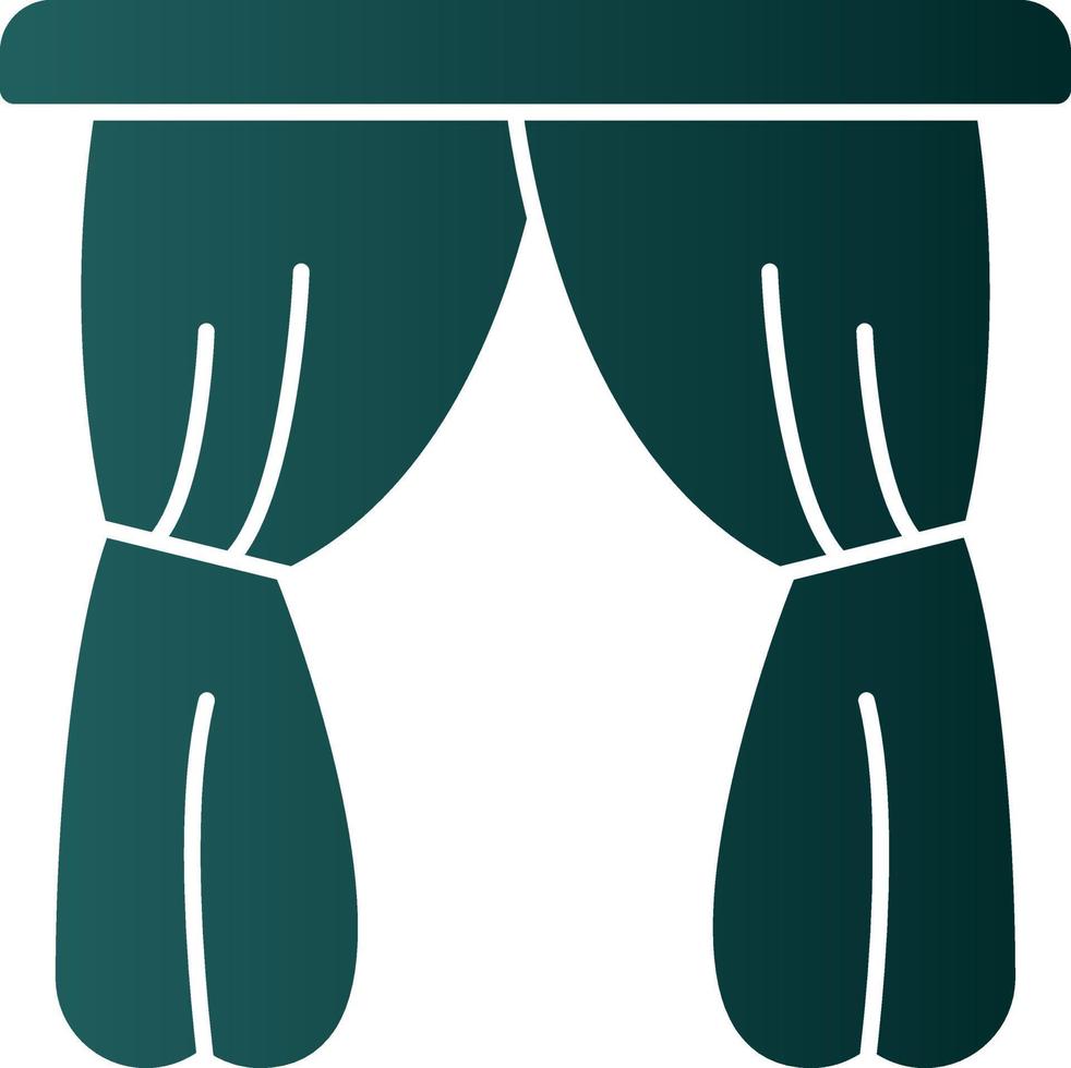 Curtain Vector Icon Design