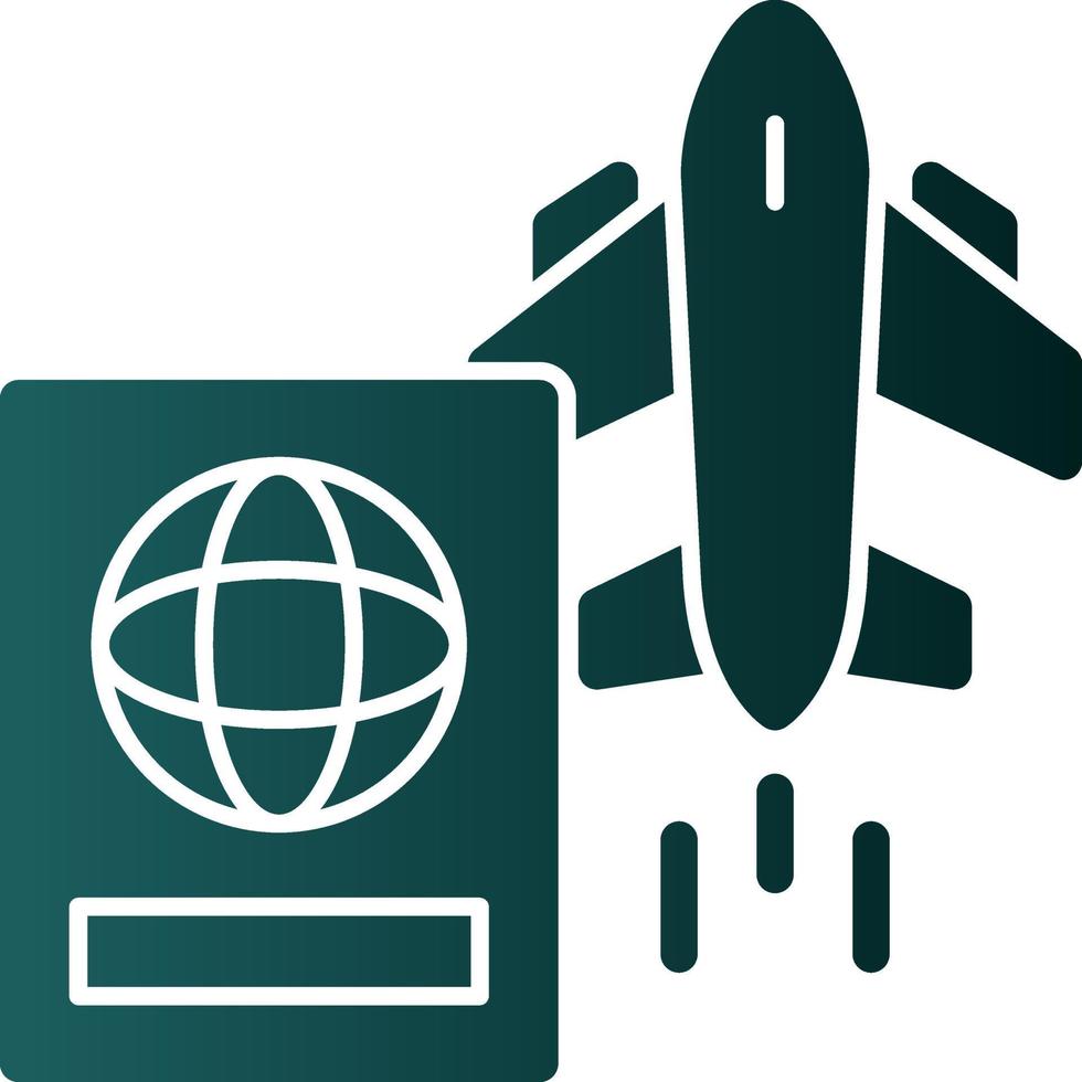 International Flights Vector Icon Design