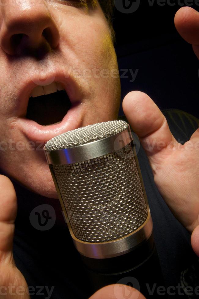 Vocalist and Microphone photo