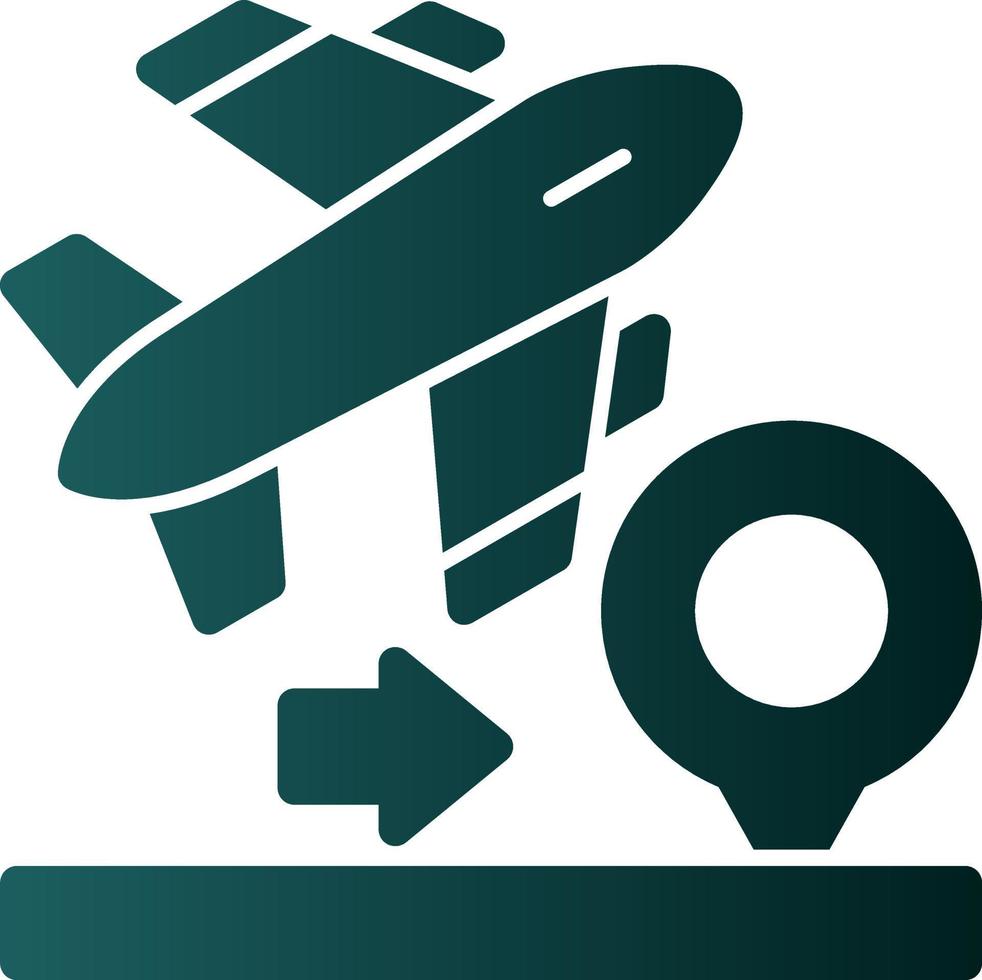 Domestic FLights Vector Icon Design
