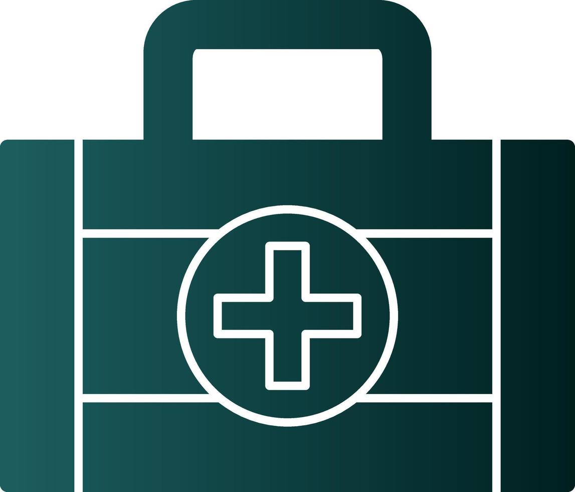 First Aid Kit Vector Icon Design