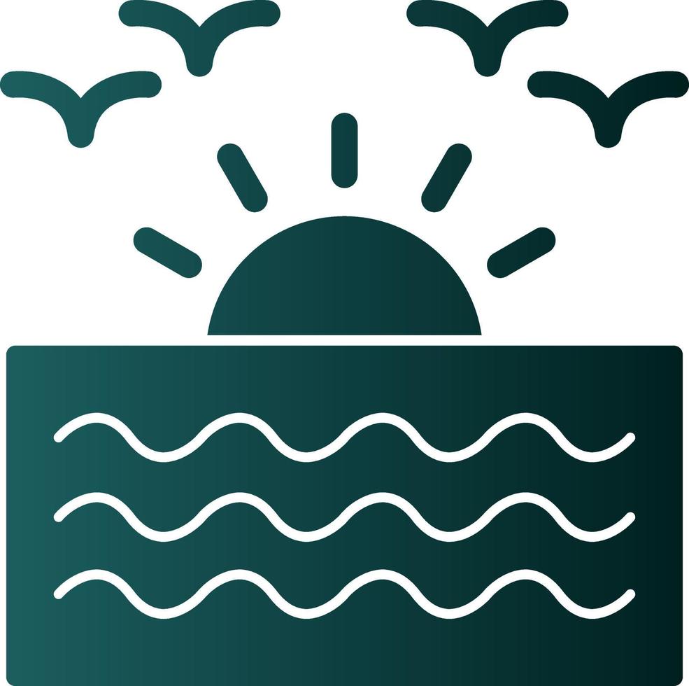 Sunrise Vector Icon Design