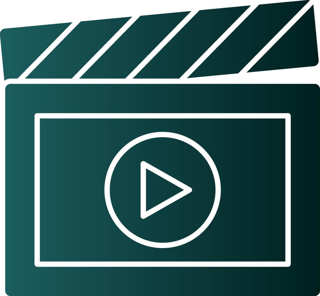 Video Making Vector Icon Design