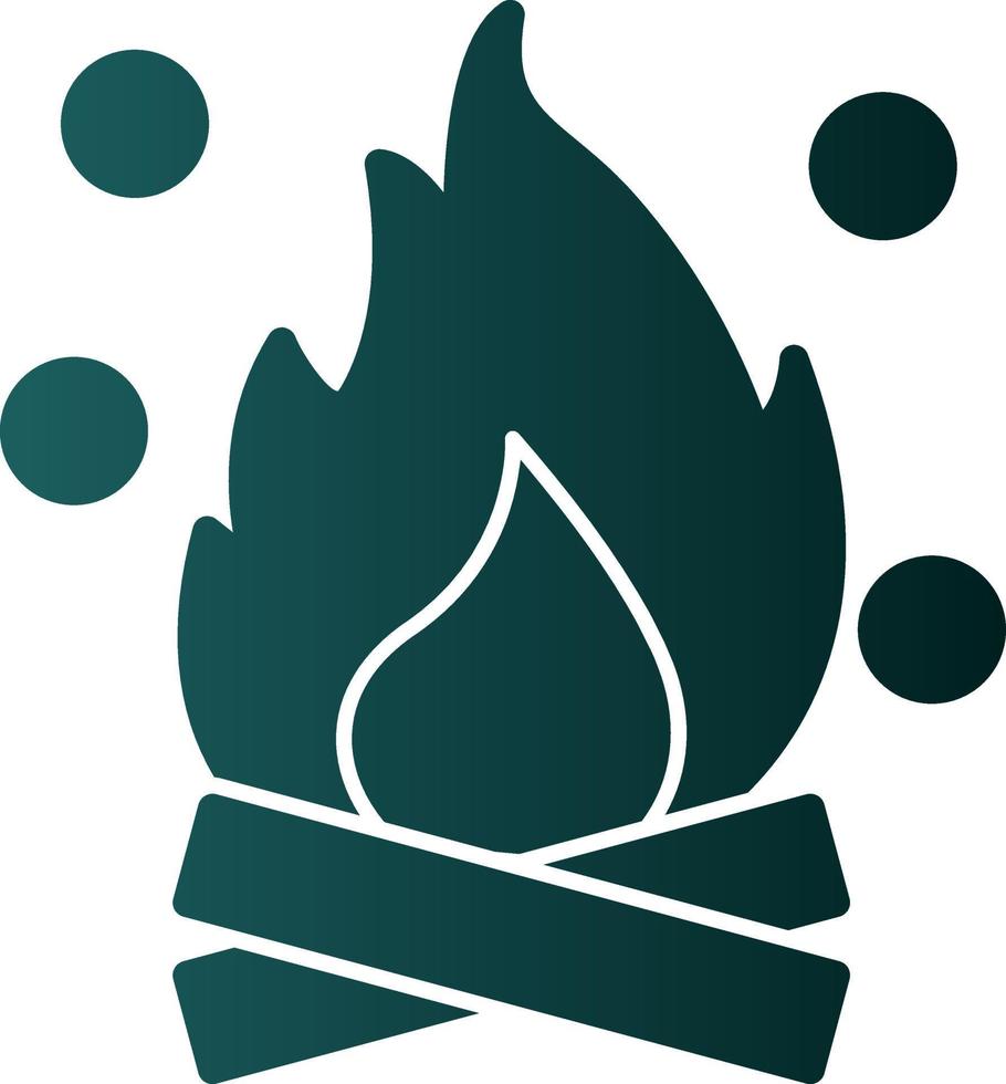 Bonfire Vector Icon Design