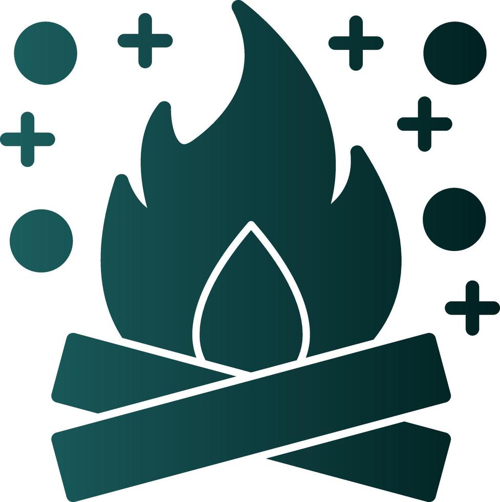 Bonfire Vector Icon Design