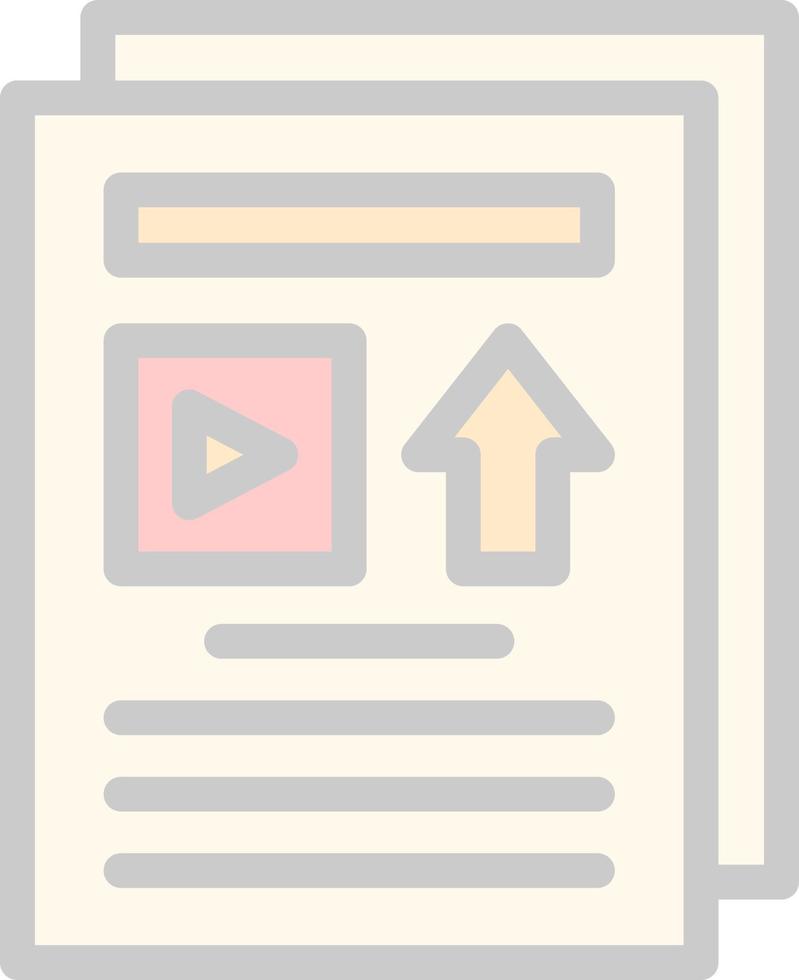 Content Vector Icon Design