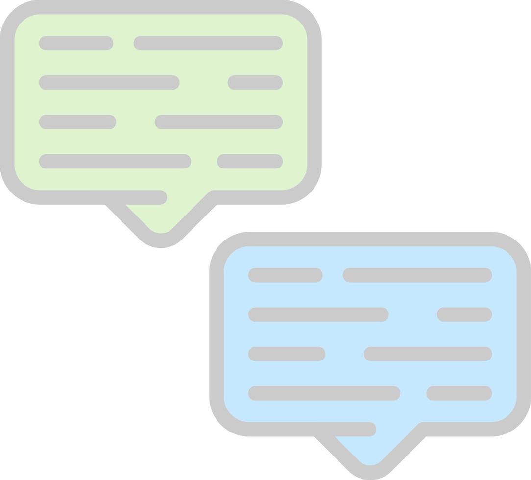 Conversation Vector Icon Design