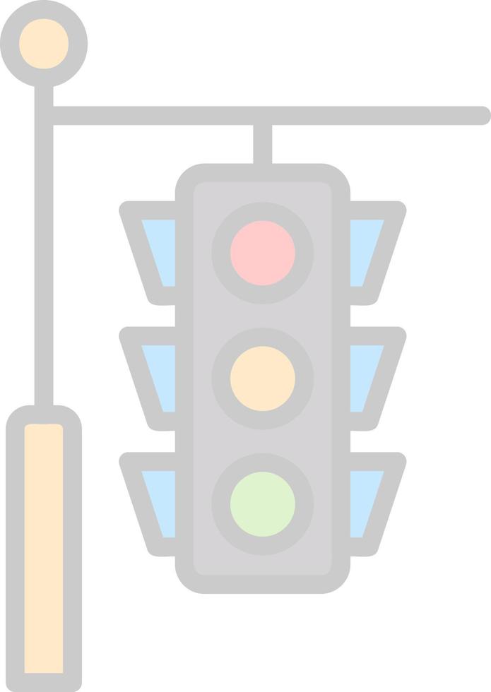 Traffic Lights Vector Icon Design