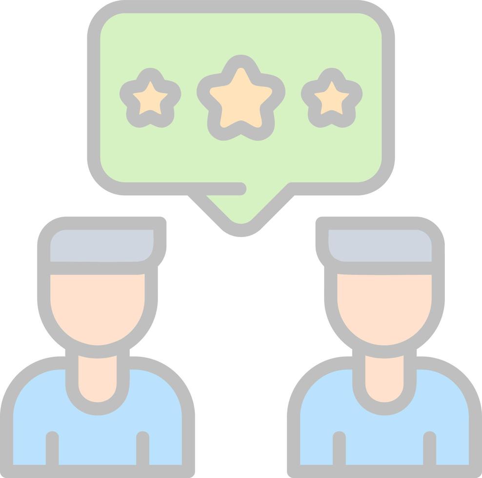 Rating Vector Icon Design