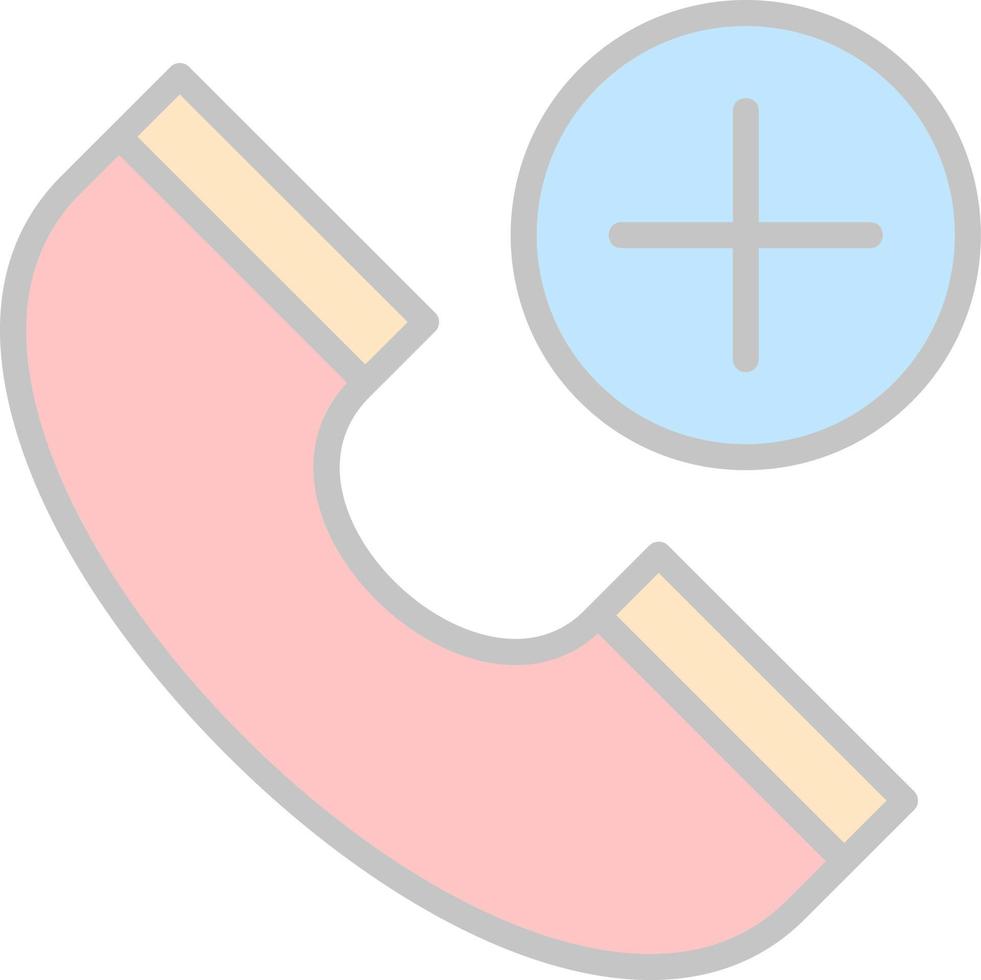 Emergency Cal Vector Icon Design