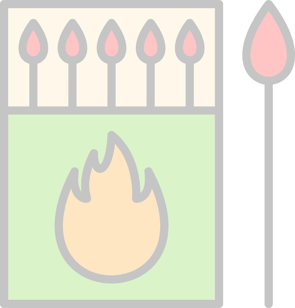 Matches Vector Icon Design