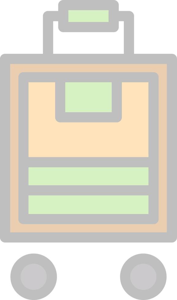 Luggage Vector Icon Design