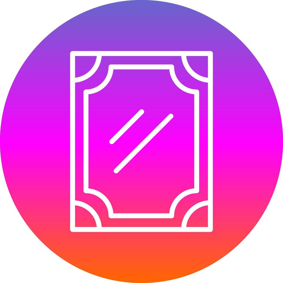 Mirror Vector Icon Design
