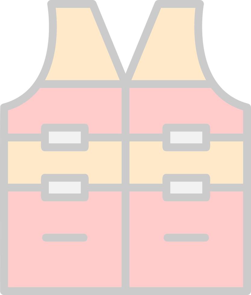 Life Vest Vector Icon Design