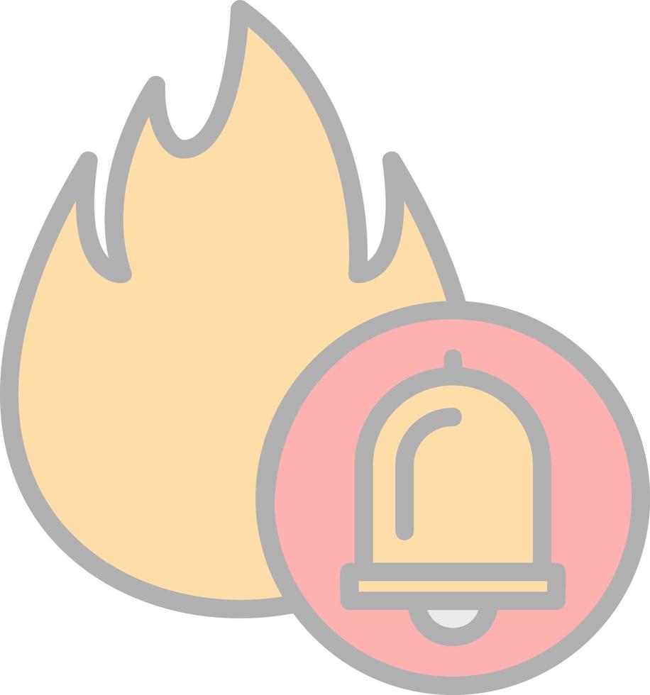 Fire Alarm Vector Icon Design