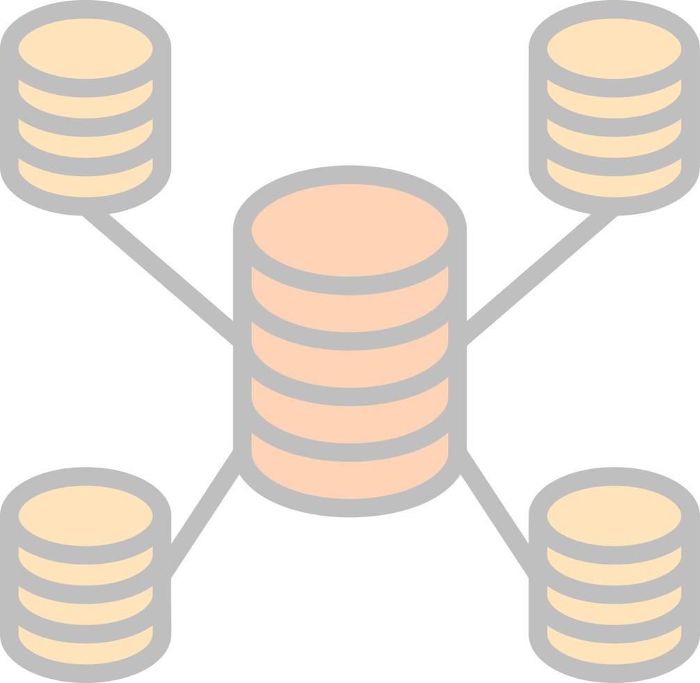 Database Vector Icon Design