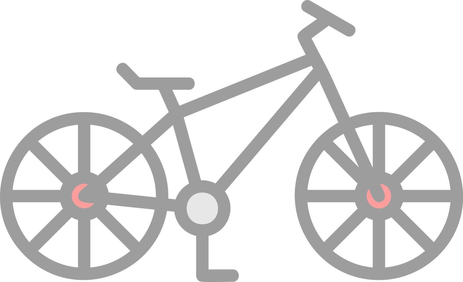 diseño de icono de vector de bicicleta de montaña