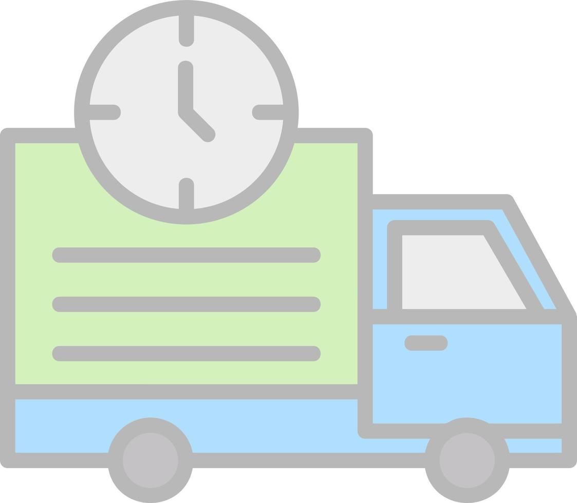 Delivery Time Vector Icon Design