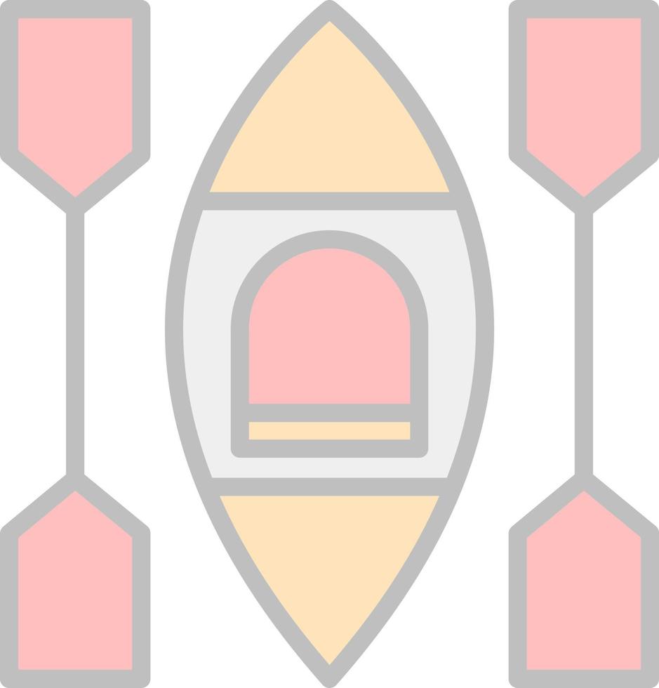 Kayak Vector Icon Design