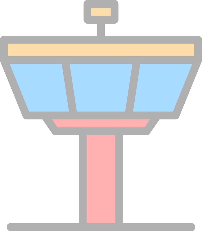 diseño de icono de vector de torre de control