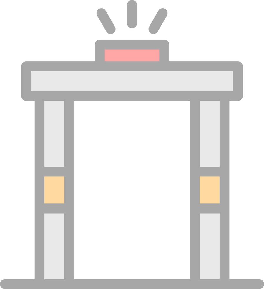 Metal Detector Vector Icon Design