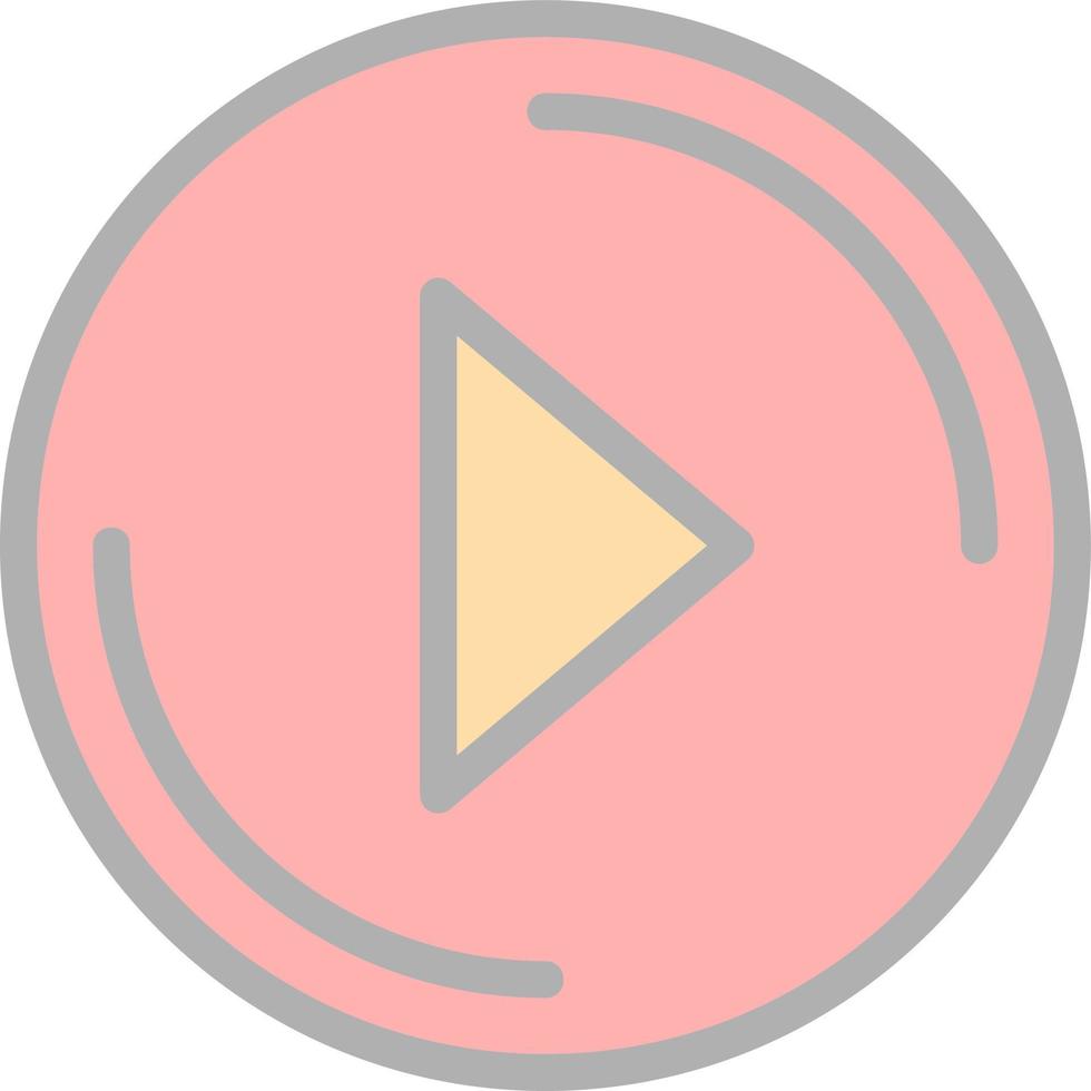 Play button Vector Icon Design